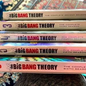 Complete Seasons 2 through 6 of “the Big Bang Theory”